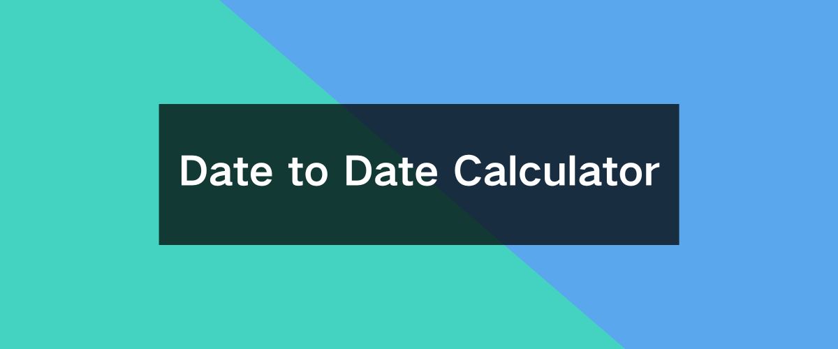 Date to date calculator onlinetoolkit